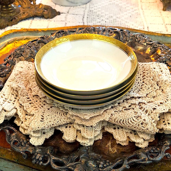 EUC- Lot of 4 Rare GDA France Haviland Limoges Calvados Berry Bowls - Picture 1 of 8